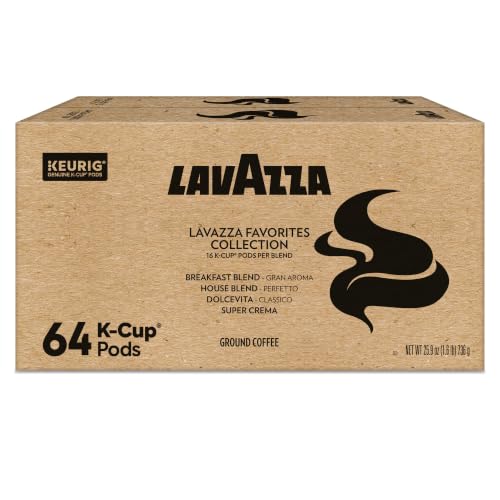 Image 5 of Lavazza Favorites Collection Variety Pack, K-Cup Pods, Light and Medium Roast Coffee, 64 Count