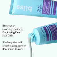 Thumbnail for Bliss Micro Magic Skin-renewing Microdermabrasion Scrub | Smoothing Volcanic Pumice & Purifying Kaolin Clay | Refreshed Glow Straight-from-the-Spa | Tightens Pores & Brightens Skin | 3.4 fl oz