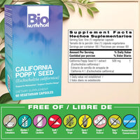 Thumbnail for Bio Nutrition California Poppy Vegi-Caps, 60 Count