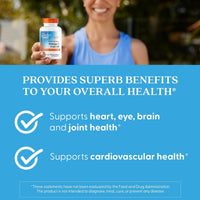 Thumbnail for Doctor's Best Omega 3 Fish Oil Supplement for Women & Men - Source of DHA, EPA, & Omega-3 Fatty Acids, Purified, High 2000 mg Potency, Heart Health Support, Non-GMO, Gluten Free - 120 Marine Softgels