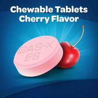 Thumbnail for Gas-X Extra Strength Chewable Gas Relief Tablets with Simethicone 125 mg, Cherry - 48 Count