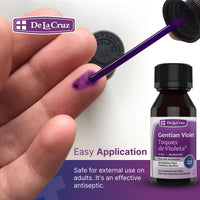 Thumbnail for De La Cruz Gentian Violet - Violeta de Genciana 1% First Aid Antiseptic for cuts, scrapes and Burns, 1 FL OZ