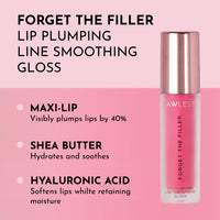 Thumbnail for Lawless Women's Forget The Filler Lip Plumper Line Gloss, Juicy Watermelon, Pink, 0.11 Fl Oz (Pack of 1)