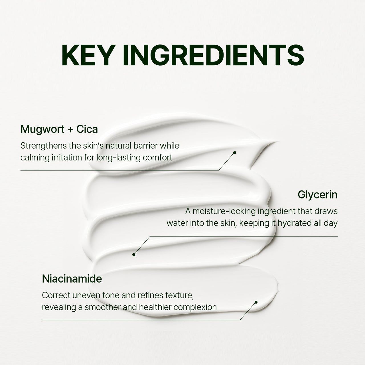 Orien Mugwort Zero Film Moisturizer 60ml Niacinamide 2% panthenol glycerin adenosine
