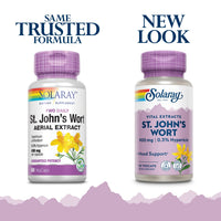 Thumbnail for SOLARAY St. Johns Wort Aerial Extract 450mg Two Daily | Mood & Brain Health Support | 0.3% Hypericin | 60ct, 30 Serv.
