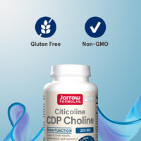 Thumbnail for Jarrow Formulas Citicoline CDP 250 MG, CDP Choline Supplements, Support Brain Health, Performance and Memory, 120 Capsules, Up to a 120 Day Supply