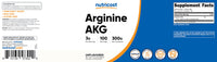 Thumbnail for Nutricost Arginine AKG Powder 300 Grams (AAKG) - 3G Per Serving & 100 Servings - Pure Arginine Alpha Ketoglutarate