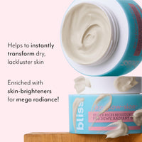 Thumbnail for bliss Ex-glow-sion Super Rich Face Moisturizer for Dewy, Radiant Skin | Advanced Shea Butter Nourishes & Hydrates | 100% Vegan and Cruelty-Free | 1.7 fl oz