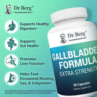 Thumbnail for Dr. Berg Gallbladder Formula Extra Strength - with Ox Bile Powder and Conjugated Bile Acid - Digestive Enzymes Proprietary Blend - Full 45-Day Supply - 90 Vegetable Capsules