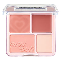Thumbnail for Ueuiu Judy Doll Blush Contour Palette, 2 In 1 Blush Highlight Palette, Blush and Highlighter Makeup, Non-greasy, Lasting Sparkling, Sculpt the Face Makeup (#01 Milk Apricot Melon, 9g)