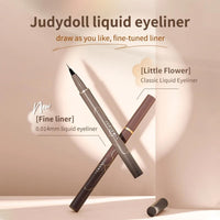 Thumbnail for Judy Doll Liquid Eyeliner, Ultra Fine Liquid Eyeliner Waterproof with Smooth Strong Fibres, Smudge-proof, Longwearing, Smooth Eye Liners with Ultra-Fine Tip (#02 Deep Brown Upgrade)