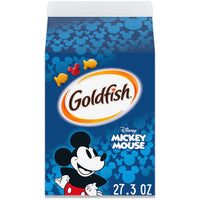 Thumbnail for Goldfish Disney Mickey Mouse Cheddar Crackers, Snack Crackers, 27.3 oz carton