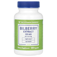 Thumbnail for The Vitamin Shoppe Bilberry Extract 120MG, Antioxidant That Promotes (120 Capsules)