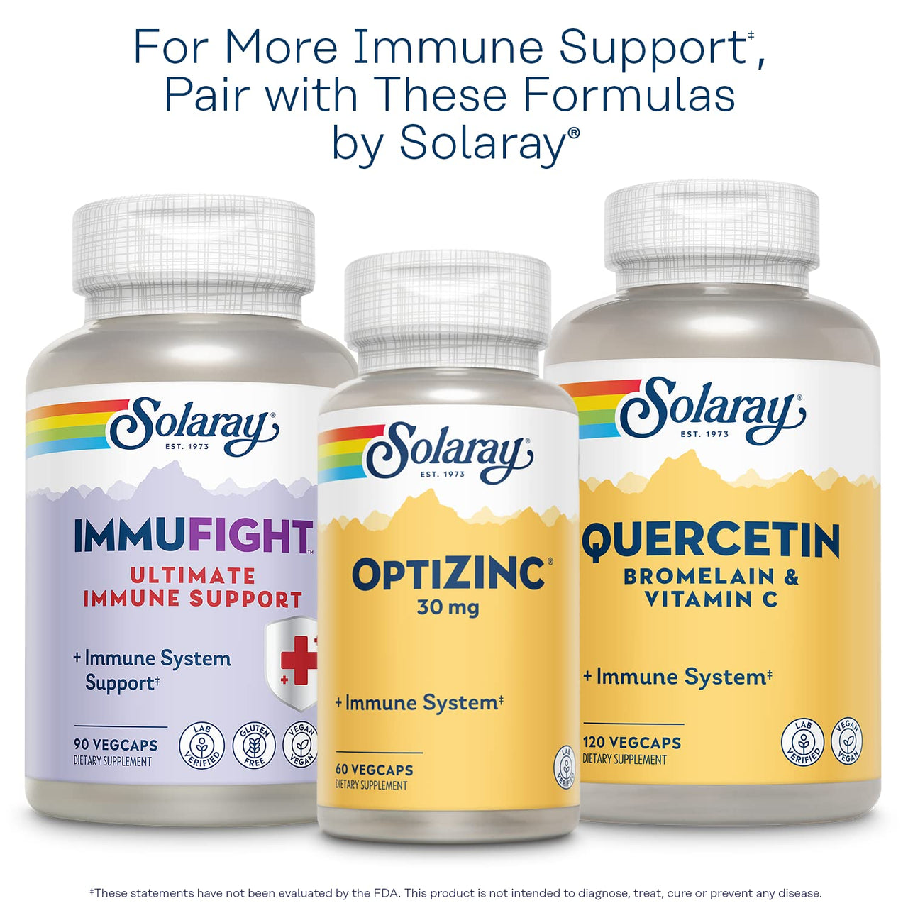 SOLARAY Reacta-C + Elderberry 500 mg VCapsules 120 Count