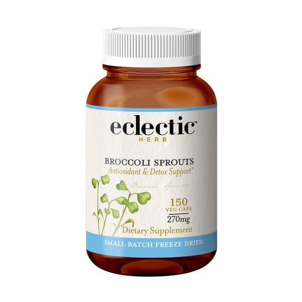 Eclectic Herb - Organic Broccoli Sprouts Capsules | Vitamins + Minerals | Immune, Antioxidants & Detox Support | Superfood | Non-GMO, Gluten Free, Vegan (150 CT | 270 mg)