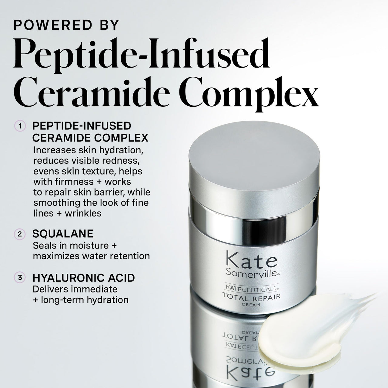Kate Somerville KateCeuticals Total Repair Cream – Advanced Anti-Aging Moisturizer, Visibly Reduces Wrinkles & Fine Lines, 1 Fl Oz