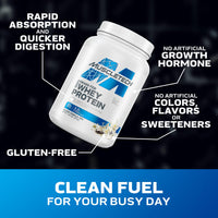 Thumbnail for Muscletech Grass-Fed Whey Protein Powder (Deluxe Vanilla, 1.8LB) - Whey Protein Smoothie & Milk Shake Mix Supports Muscle Gain & Recovery - 20g of Whey Protein for Women & Men - Non-GMO & Gluten-Free