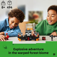 Thumbnail for LEGO Minecraft Wither Battle Building & Pretend Play Toy for Boys & Girls - Video Game Playset & Toy Figures for Kids, Ages 8+ - W/Crimson Warrior Minifigure & More - Gift Idea for Birthdays - 21590