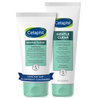 Thumbnail for Cetaphil Acne Clearing Kit - Clarifying Acne Cream Cleanser (4.2 oz) & Mattifying Acne Moisturizer (3 oz) with Salicylic Acid, Deep Clean, Hydrate and Treat Sensitive Acne Prone Skin