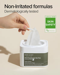 Thumbnail for Mary&May CICA Houttuynia Tea Tree Calming Mask - Daily Pull Out Sheet Mask for Instant Soothing & Moisturizing - Korean Skincare, Hypoallergenic and Cruelty-Free, 30 Sheets