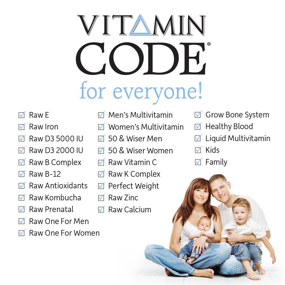 Garden of Life Multivitamin for Men - Vitamin Code 50 & Wiser Men's Raw Whole Food Vitamin Supplement with Probiotics, Vegetarian, 240 Capsules