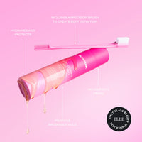 Thumbnail for SlickHair Anti-Flyaway Gel Duo - Gel Duo with precision brush for Frizz & Flyaways, Hair Gel in Pump, Strong Hold, Non Flakey and Non Greasy - 3.34 Oz