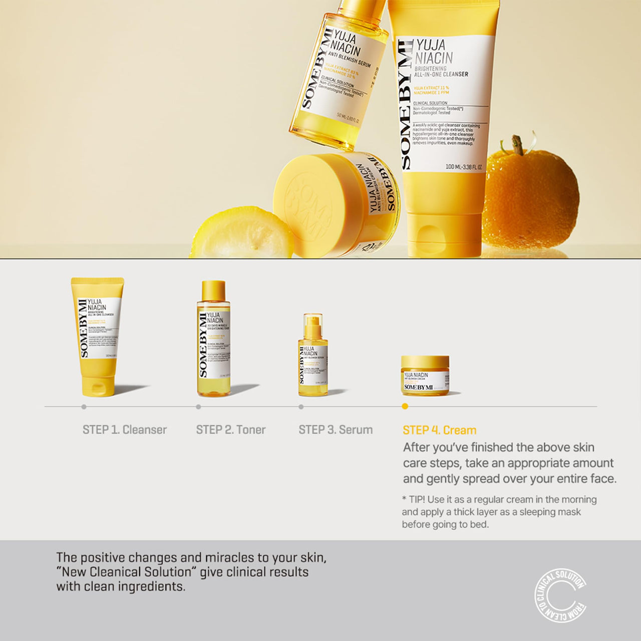 SOME BY MI Yuja Niacin Anti Blemish Cream - 2.02Oz, 60ml - Daily Face Moisturizer Made from 5% Niacinamide - Advanced Skin Brightening and Pigmentation Care for Dull-Looking Skin - Korean Skin Care