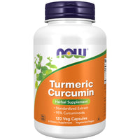 Thumbnail for NOW Foods Supplements, Turmeric Curcumin, Derived from Turmeric Root Extract, Herbal Supplement, 120 Veg Capsules