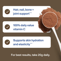 Thumbnail for Vital Proteins Collagen Peptides Advanced, Hydrolyzed Peptides with Hyaluronic Acid and Vitamin C - Chocolate Flavor Powder, 24.7oz