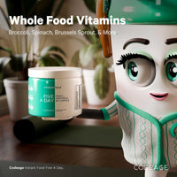Thumbnail for Codeage Instantfood Five A Day – Fruits & Vegetables Capsule Supplement – Whole Food Phytonutrients – 15 Fruits and Veggies Blend - Vegan, Non-GMO – 30 Capsules