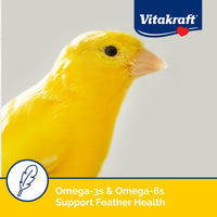 Thumbnail for Vitakraft Menu Premium Canary and Finch Food - Vitamin-Fortified - Daily Food for Small Pet Birds Browns 2.5 Pound (Pack of 1)