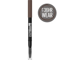 Thumbnail for Maybelline TattooStudio Waterproof Eyebrow Pencil, Sharpenable, Longwear, Long Lasting, Pigmented Eyebrow Pencil for Defined Brows, Deep Brown, 1 Count