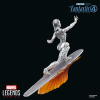 Thumbnail for Marvel Legends Series Silver Surfer, The Fantastic Four: First Steps Movie Collectible 6 Inch Action Figure Toy