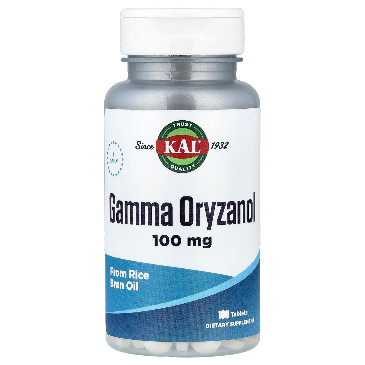 Kal 100 Mg Gamma Oryzanol Tablets, 100 Count