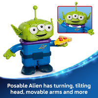 Thumbnail for LEGO Disney and Pixar Toy Story Alien with Pizza Planet Rocket Ride - Building Toy for Girls & Boys, Ages 9+ - Disney Gift Idea - Kids Bedroom Decor - 43307