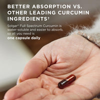 Thumbnail for Solgar Full Spectrum Curcumin - 60 LiCaps - Superior Absorption - Brain, Joint & Immune Health - Non-GMO, Vegan, Gluten Free, Dairy Free - 60 Servings