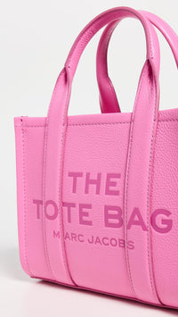 Thumbnail for Marc Jacobs Womens The Leather Small Tote Bow Pink One Size
