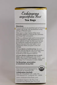 Thumbnail for Celebration HERBALS Echinacea ANG Herb Tea Organic 24 Bag, 0.02 Pound