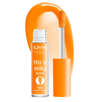 Thumbnail for NYX PROFESSIONAL MAKEUP This Is Milky Gloss, Lip Gloss with 12 Hour Hydration, Vegan - Mango Lassi (Orange Cream)