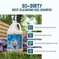 Thumbnail for Bio-Groom So-Dirty Dog Shampoo - Quick Rinse Pet Shampoo, Dog Bathing Supplies, Puppy Wash, Grooming Supplies, Cruelty-Free, Made in USA - 12 fl oz 1-Pack