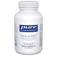 Thumbnail for Pure Encapsulations Mineral 650 | Hypoallergenic Combination of Balanced Chelated|Minerals | 180 Capsules