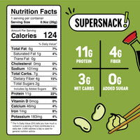 Thumbnail for The Only Bean Crunchy Roasted Edamame Snacks (Wasabi Soy Sauce), Healthy High Protein Snacks, Low Carb, Keto Friendly, Gluten Free, Vegan, Lunch, Office, Adults and Kids, 0.9 Ounce (Pack of 10)