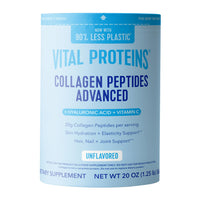Thumbnail for Vital Proteins Collagen Peptides Powder Advanced with Hyaluronic Acid & Vitamin C, 20oz Collagen Protein, Unflavored, 27 Servings