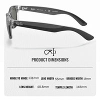 Thumbnail for Ray-Ban RB2132 NEW WAYFARER CLASSIC POLARIZED Square Shaped Sunglasses for Men & Women – Includes Official Rayban Eyewear Kit – Ideal Formal & Casual Wear Sunglasses – Green Classic G-15 Lens