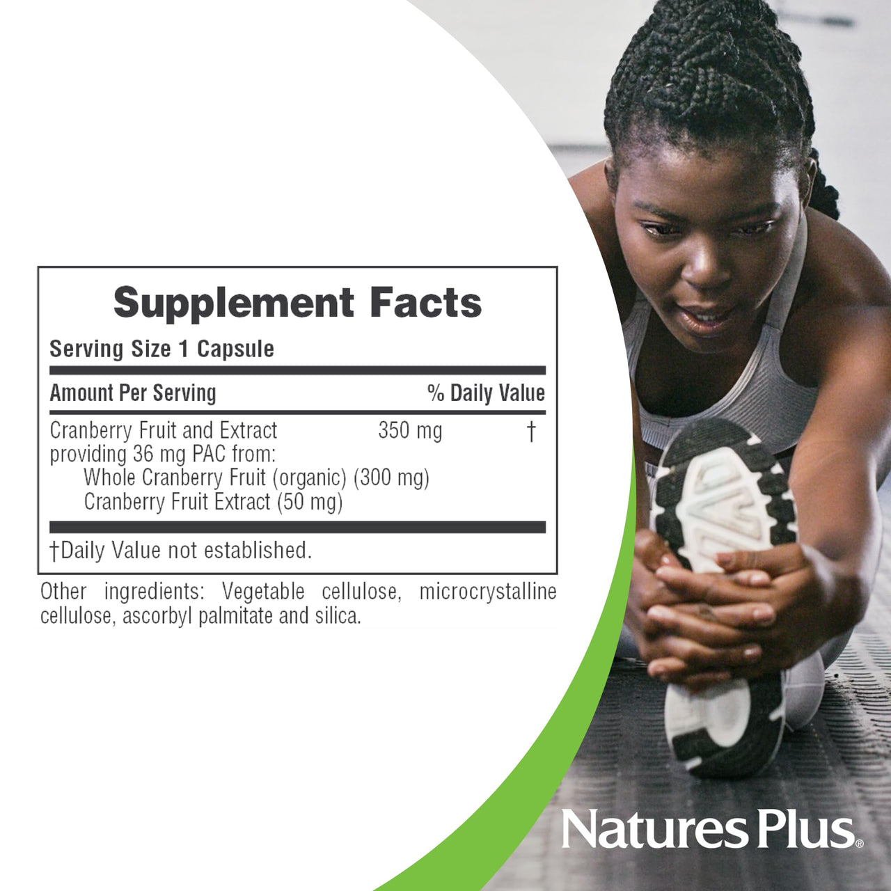 NaturesPlus PRO Cranberry Plus - 60 Capsules - Non-GMO, Gluten Free - 60 Servings