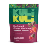 Thumbnail for Kuli Kuli Super Energy Gummies - Energy Supplements with Moringa, Caffeine-Free Natural Energy Booster - 60 Non-GMO, Gluten-Free Moringa Gummies