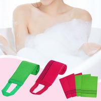 Thumbnail for obmwang 6 Pieces Korean Exfoliating Mitts and Washcloth Set, Asian Exfoliating Bath Washcloth and Korean Long Towels Back Scrubber for Women Men Shower Washing