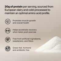 Thumbnail for Momentous Essential Grass-Fed Whey Protein Powder - 20 g Whey Isolate Protein - NSF Certified for Sport - Gluten-Free - 25 Servings for Essential Everyday Use - Unflavored - Package May Vary