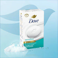 Thumbnail for Dove Beauty Bar Soap Sensitive, 8 Bars for Sensitive Skin, Fragrance Free and Hypoallergenic 3.75 oz