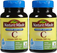 Thumbnail for Nature Made Vitamin C 500 Mg Softgels, 60-Count - Pack of 2